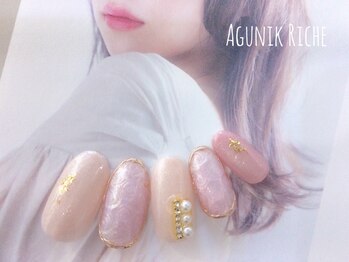 アグニークリッシェ(Agunik Riche)/【シルクネイル】