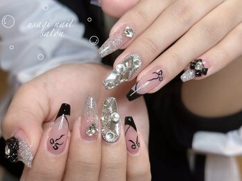 ウサギネイル 新大久保店(usagi nail)/ハートネイル