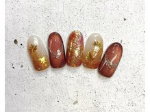 ネイルアンドまつげ リュフェール 五反田(Nail Lufaire)/紅葉ネイル