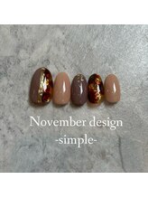 エトワールネイル 高崎筑縄町店(Etoile nail)/24年11月シンプルハンド定額