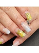 プールヴー☆オングル/ミモザネイル