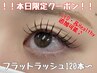 8/14限定価格・リピーター様最安値☆】フラットラッシュ120本￥5,500～　◎