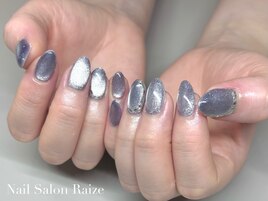 マグネットネイル/夏ネイル
