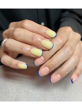 ハズグラスネイル(Haze Grass nail)/スキニーフレンチ