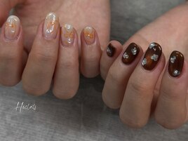 アシメ/ニュアンス/リボン/マグ