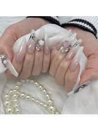 白ネイル