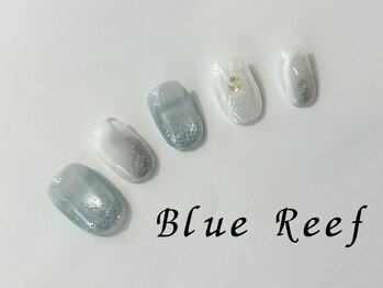 ネイルアンドまつげエクステ ブルーリーフ 四谷三丁目店(Blue Reef)/ブルーネイル