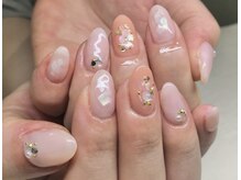 アトリエ エース(ACE)/ピンクのシンプル貝殻アート