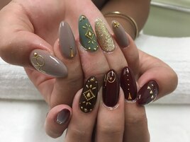 エスニック風nail