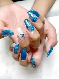 ブルー天然石