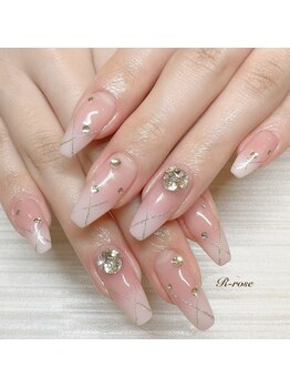 アールローズ(R-rose)/白グラデーション