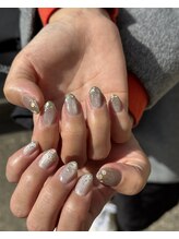 アスネイル(asu nail)/マグネットネイル + ラメ