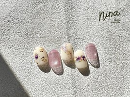 押し花ネイル