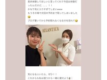 アトランティカ(ATLANTICA)/人気ブロガー小林礼奈さんご来店