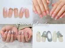 サロン アミリー(Salon Amiely)の雰囲気（ワンホンネイル◆パーツ豊富◆持ち込みデザイン#スタッフ募集）