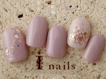 アイネイルズ 町田店(I nails)/キラキラ桜ネイル　7480円