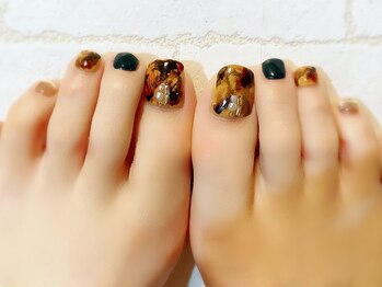 シェル ネイル(Cher nail)/フットべっ甲【Cher nail】