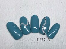 ネイルアトリエルカ(nail atelier LUCA)/W-309 ぷっくりうねうねネイル