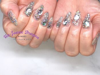アン ジョーヌドラゴ/【ロングネイル】ストーンアート
