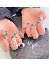 デジャヴ(Dejavu)/ミドリフレンチネイル