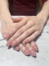 テソロネイル(TESORO nail)/ガラスフレンチネイル