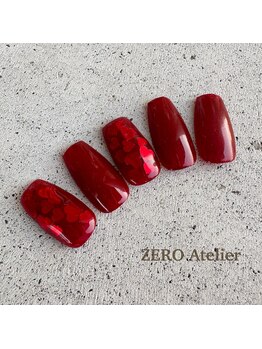 ゼロ アトリエ(ZERO Atelier)/バレンタインネイル