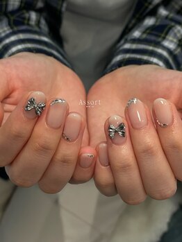 アソート 神戸元町(Assort)/シンプルアート+パーツ代