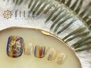 夏のお花の代表☆ひまわりネイル