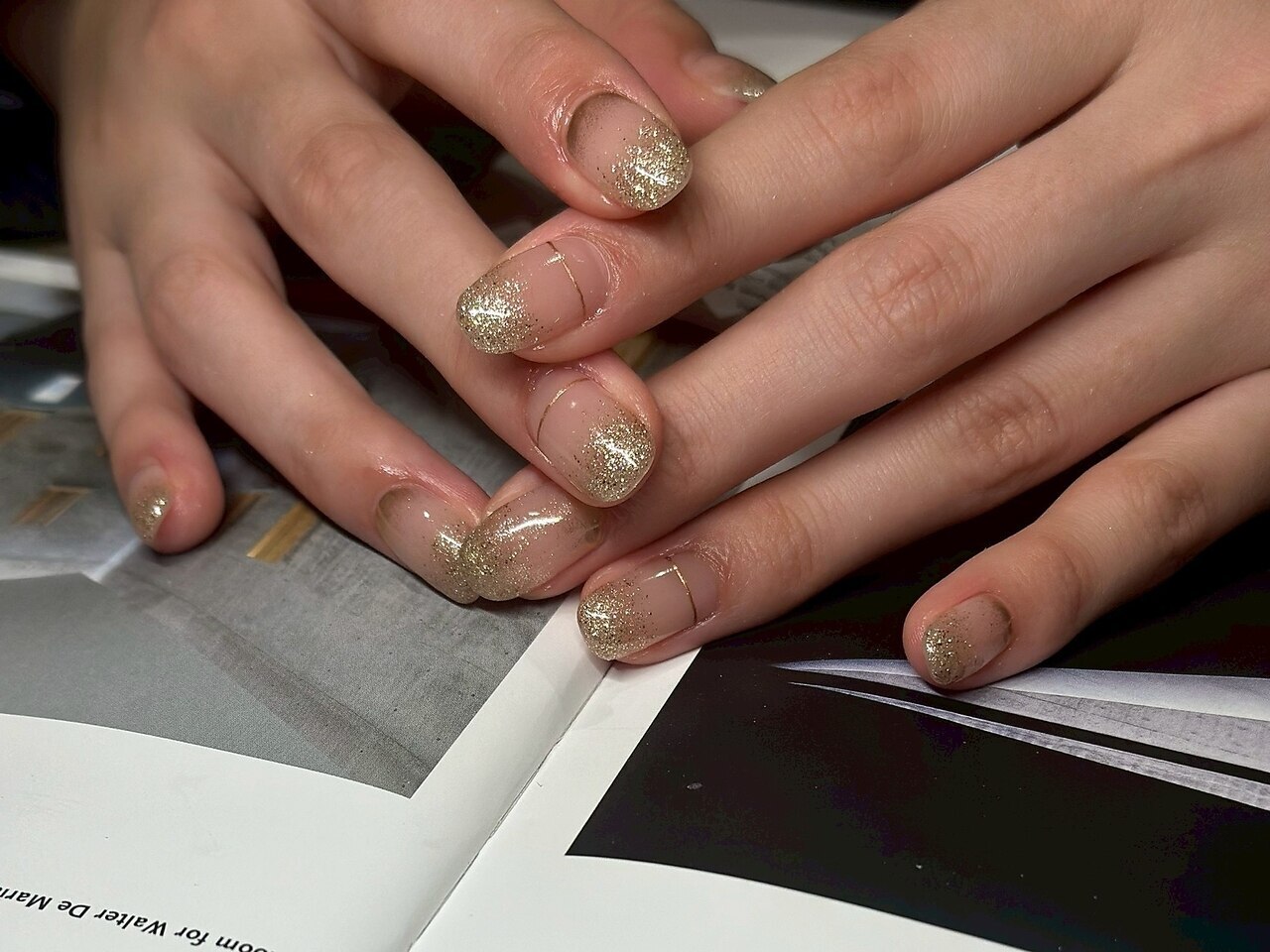 アース コアフュールボーテ ふじみ野店(EARTH coiffure beaute)/2色シンプル　¥7500