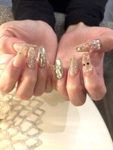 ブルーデイジー 栄本店(Blue daisy)/サンタさんクリスマスネイル