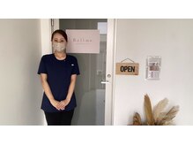脱毛・エステサロンBellme.の雰囲気（入り口のドライフラワーが目印です♪）