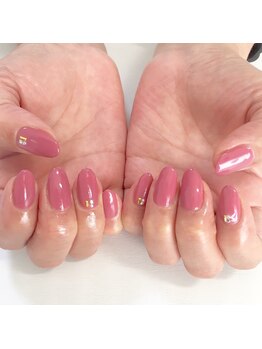 テラックス/くすみピンクワンカラー