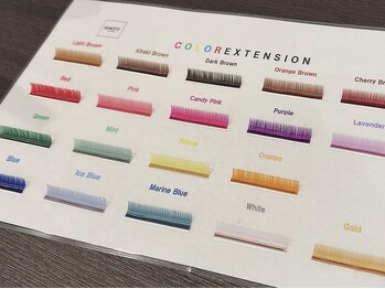 マリー 錦糸町店(marry)/ カラーエクステチャート