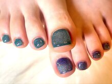 アミュリー ネイル アトリエ(Amury nail atelier)/マグネット ユニコーン ちぐはぐ