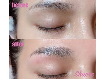 ビューティサロン シュクレ 栄店(beauty salon shucre)/美眉アイブロウWAX+眉毛パーマ