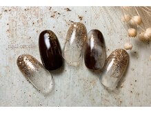 ネイルクローネ(nail crone)/ブラウンニュアンスネイル