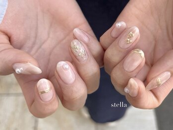 ステラ(stella)/mirror White  nail
