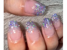 エイミーユア(Eimmy Yua)/アイスブルーフラッシュネイル