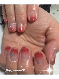 グラデワンポイントnail