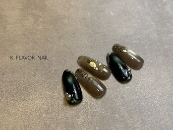 ケー フレーバー ネイル(K flavor nail)/【Monthly design】梅雨　¥11530