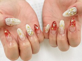【ほり】クリスマスネイル