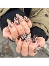 ネイルサロン エーナイン 旭川春光店/奥行きニュアンスネイル