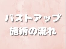 アムール シェリ(Amour Cheri)/【 バストアップ施術の流れ 】