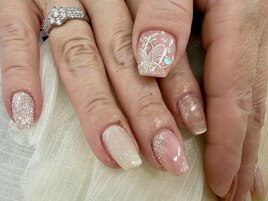 【春井】フラワーネイル