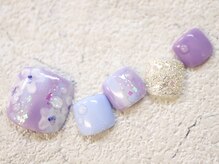 ネイルサロン ドルチェネイル 柏店(Dolce.Nail)/紫陽花風*あじさい*フットジェル