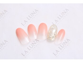 ラルナ ネイルアンドアイラッシュサロン(LA LUNA nail & eyelash salon)/22年8月9月◇定額ナチュラル◇