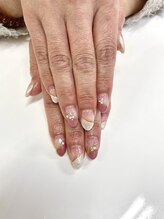 はあとねいる 西岐阜店/No.51☆ななめフレンチネイル