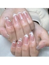 エツキネイル(悦木Nail)/チークマグネットフレンチ