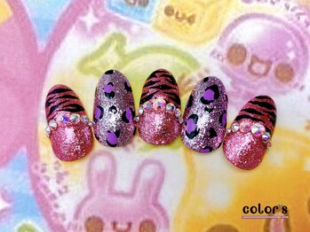 カラーズ ブルー 渋谷店(color's blue)/小悪魔ギャルネイル