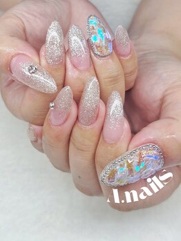 エーネイルズ 心斎橋(A.nails)の写真/持ち込みデザインOK!アート~ニュアンスまでお任せ♪貴方のご希望に最大限お答えします!